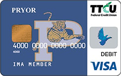 pryor debit visa