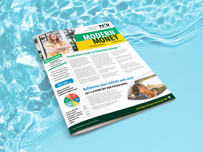 Cover of Newsletter over water