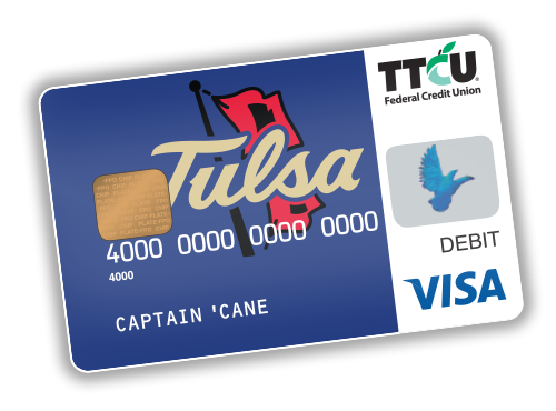 Mock Up of TU School Pride Card